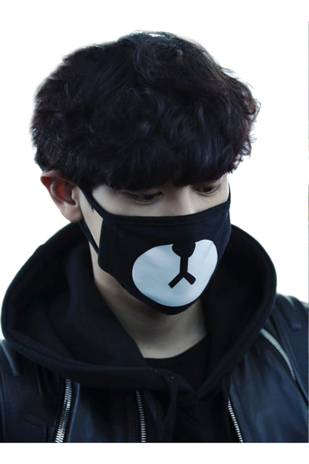 Bear Mouth Pattern Face Dust Mask - 2
