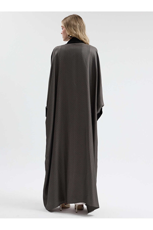 عباية بنمط زجزاج أخضر - 6