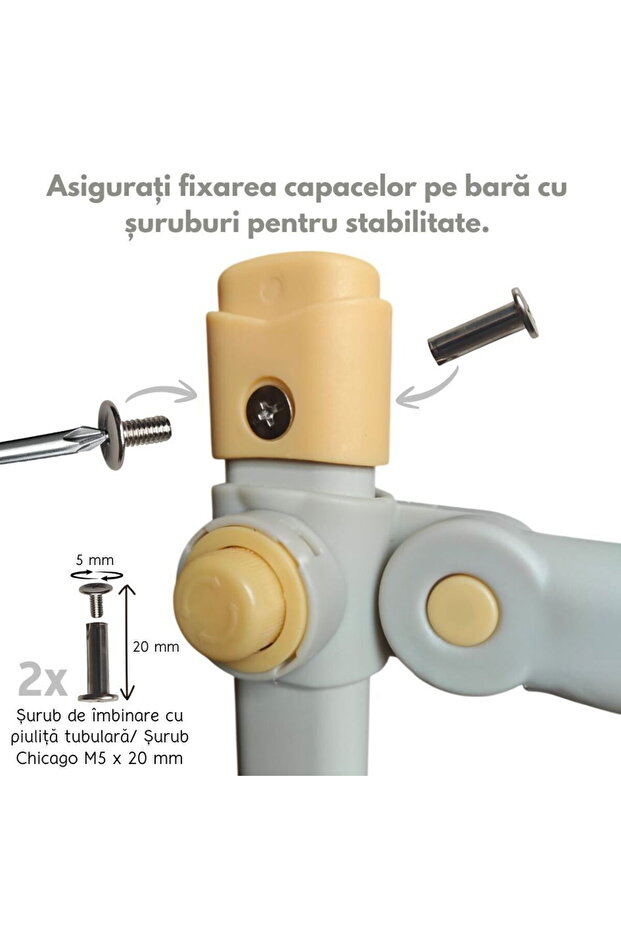 Empria bed safety barrier, Basic model, interconnectable, adjustable and sliding, 140 cm - 16