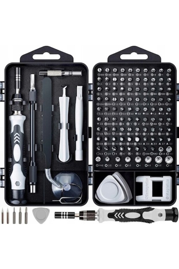 Screwdriver and Bit Set, 115 Pieces - 1
