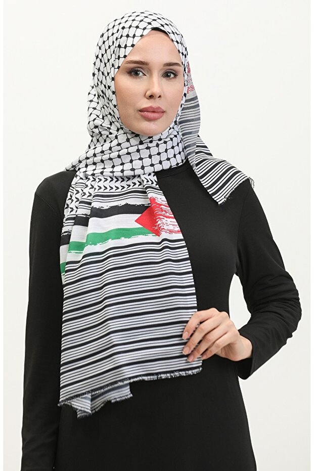 شال كيفي فلسطيني تقليدي