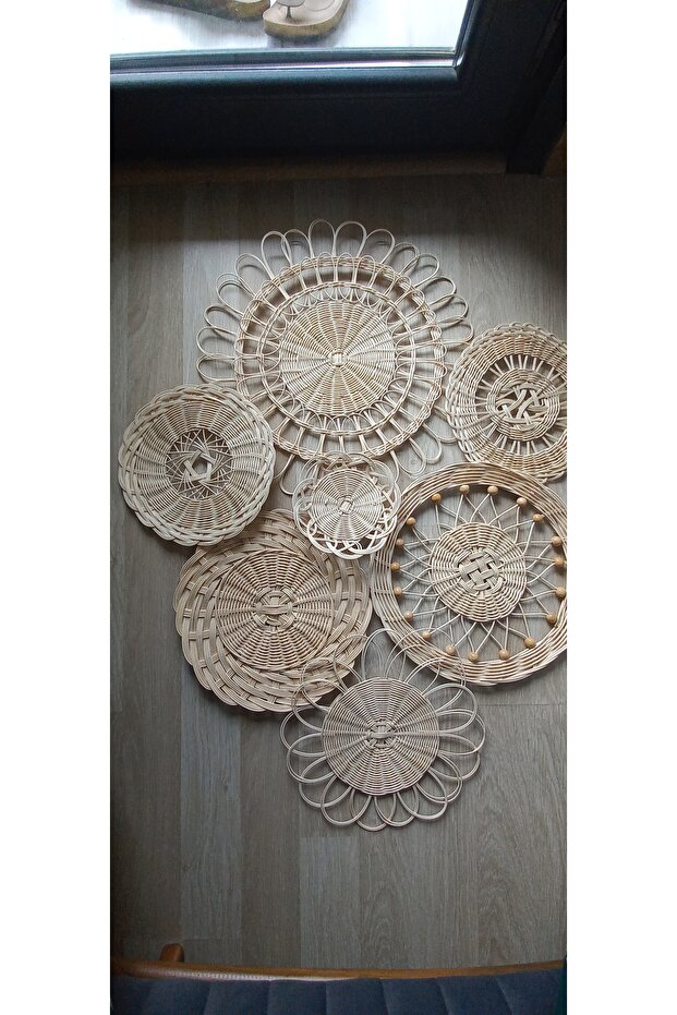 Rattan Duvar Tabağı - 1