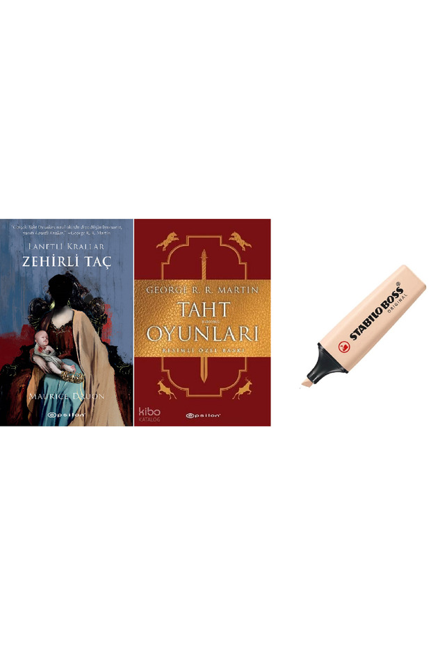 Lanetli Krallar 2 - Zehirli Taç + Taht Oyunları Illustrated Special Edition 2-Book Set (KALEM HD)