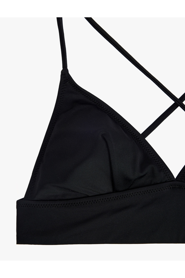 Cross Strap Bralette Bikini Top - 5