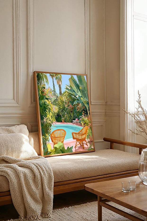 One Piece Wooden Framed Painting Tk2660