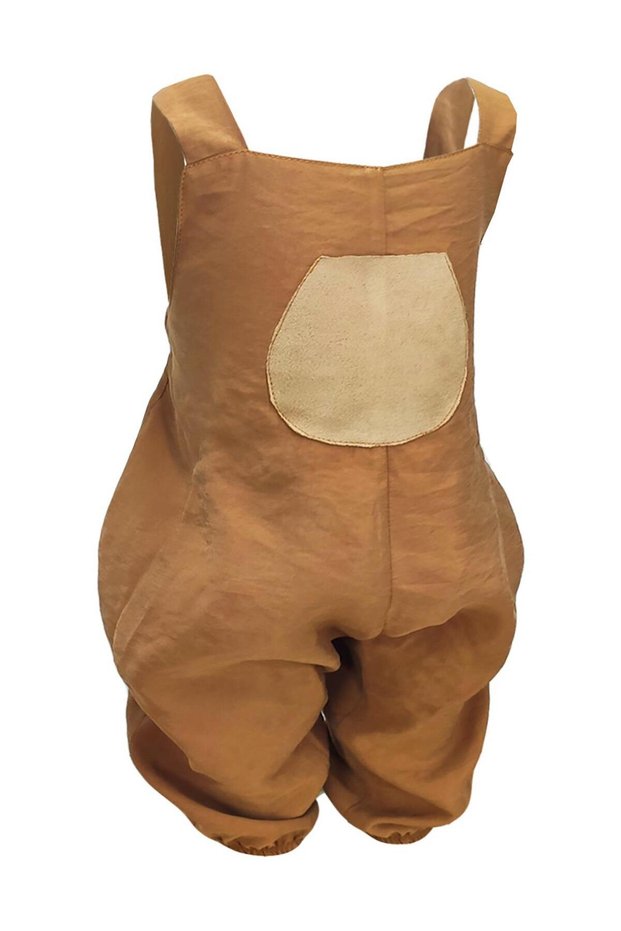 Baby Boy Jumpsuit with Pocket Detail 3-36 Months - Brown 18-24 Months