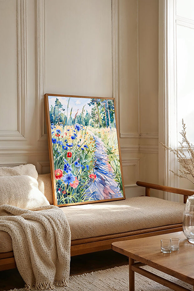 One Piece Wooden Framed Painting Tk2682