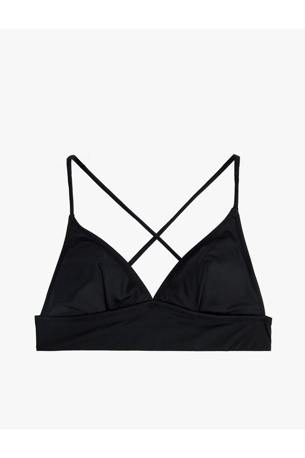 Cross Strap Bralette Bikini Top - 3