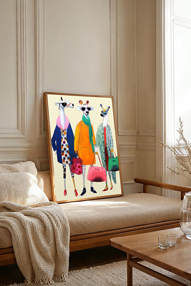 One Piece Wooden Framed Painting Tk2685