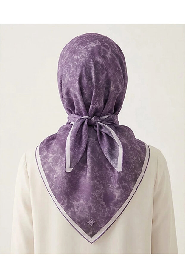 KRİSTAL EŞARP-Mor - 2