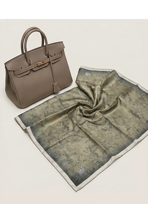 KRİSTAL EŞARP-Haki - 5