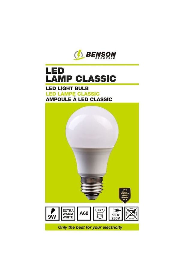 Bec LED A60 9W E27 - 2