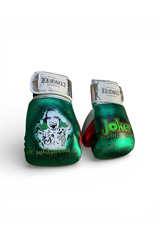 Custom Made Hero Joker 2 Deri Boks Eldiveni (Green Edition) - 1