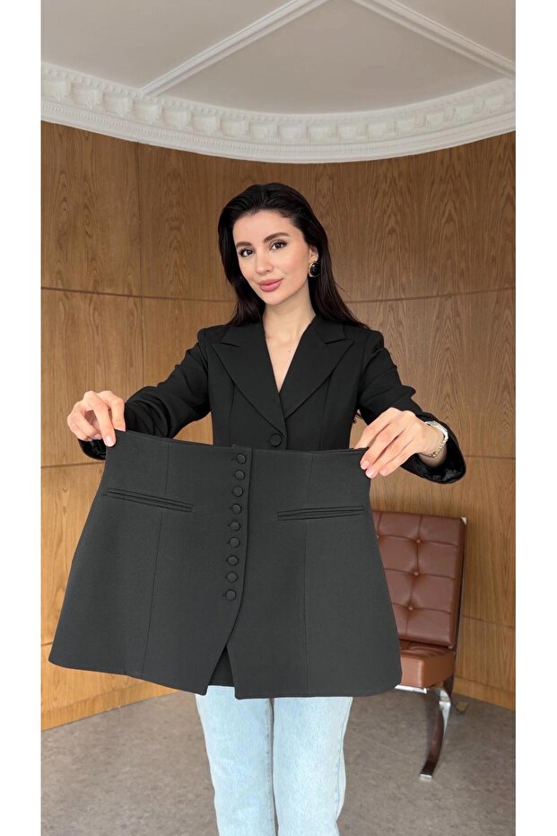 Segmented Black Premium Jacket - 3