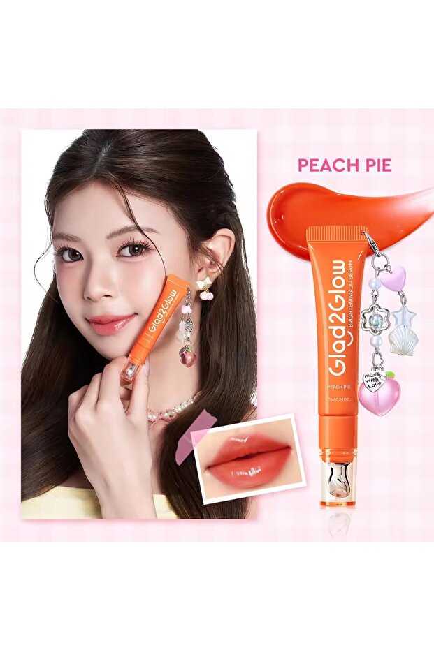 brightening lip serum peach pie