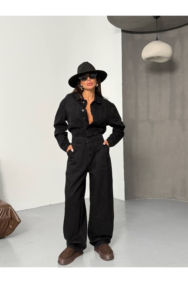 Premium Rahat Denim Tulum - 1