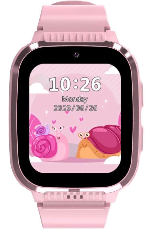 4G Kids GPS 1.85 inch Smart Watch Junicare - Pink