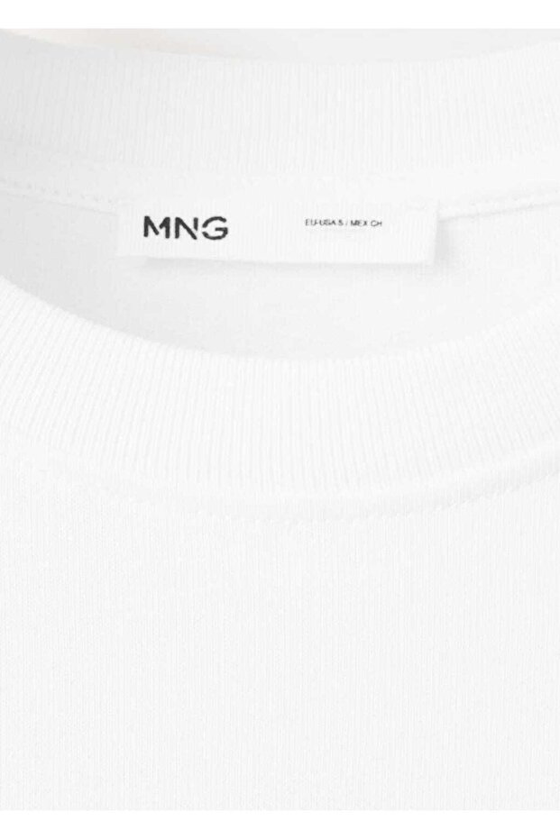 Oversize pamuklu tişört - 8