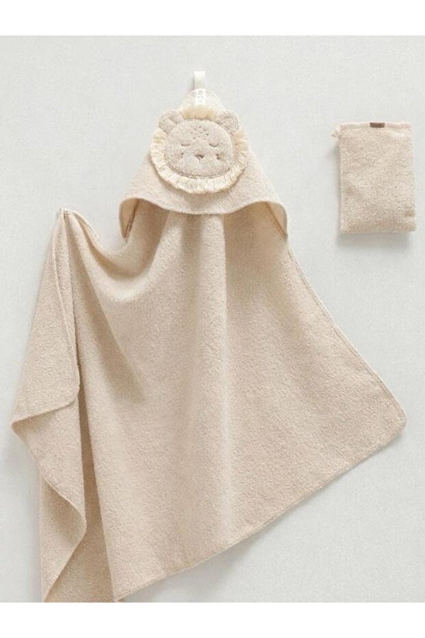 Caramell Knitted Baby Towel