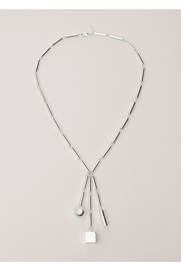 Metal parçalı kolye ucu - 3