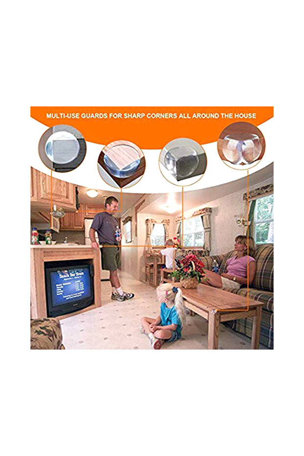 واقيات حواف الزوايا المصنوعة من مادة PVC الشفافة - 2