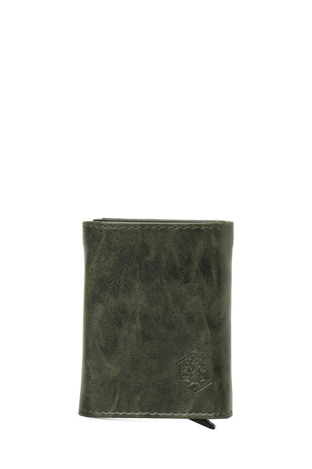 T Lux Slide Card 6Fx Haki Men's Wallet
