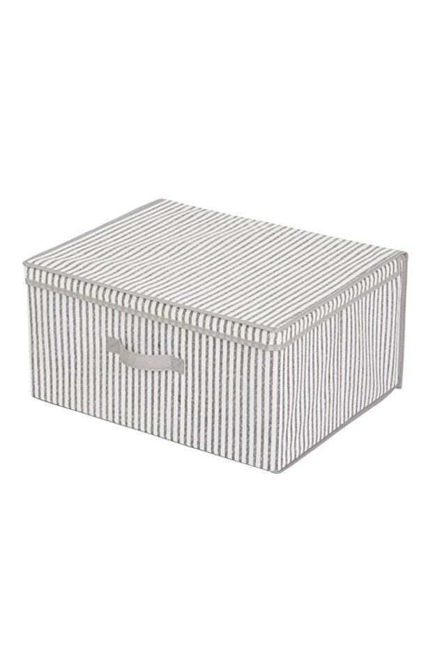 صندوق تخزين مستطيل من إي بيس، رمادي/أبيض، قياسي - 3