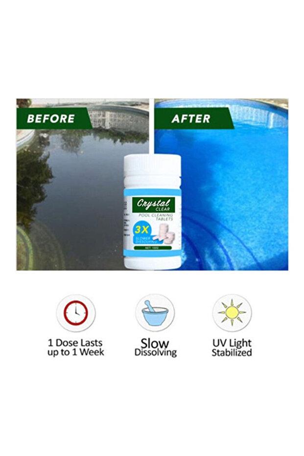 Pool Cleaning Float And Purifier Tablets Kit Multicolour - 4