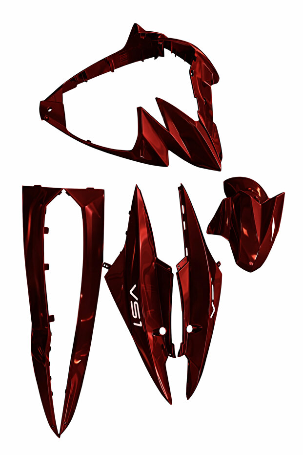 VS1 GRENAJ SETİ 6 PARÇA KIRMIZI - 1