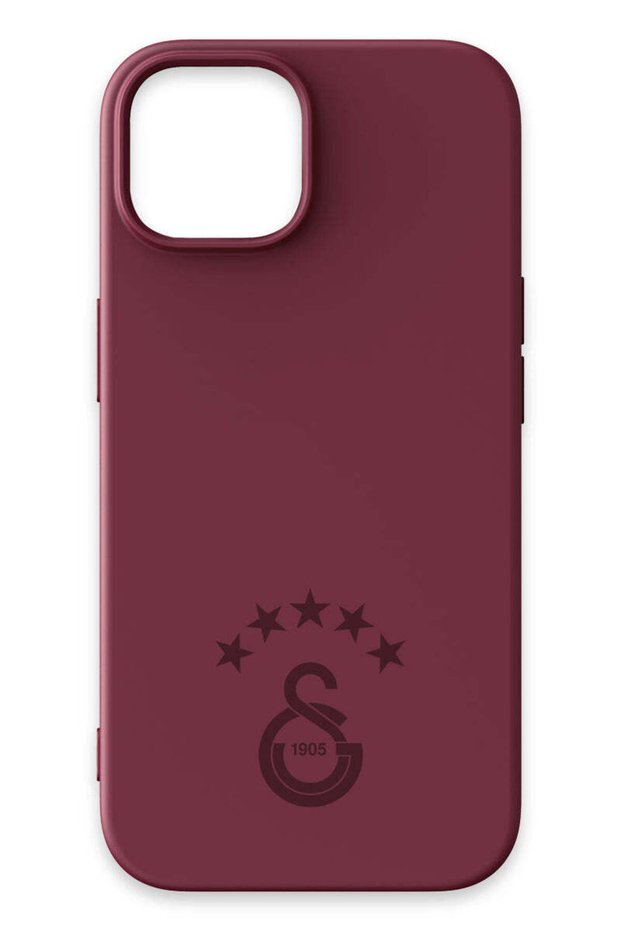 iPhone 14 Compatible 5 Star Burgundy Silicone Licensed Phone Case