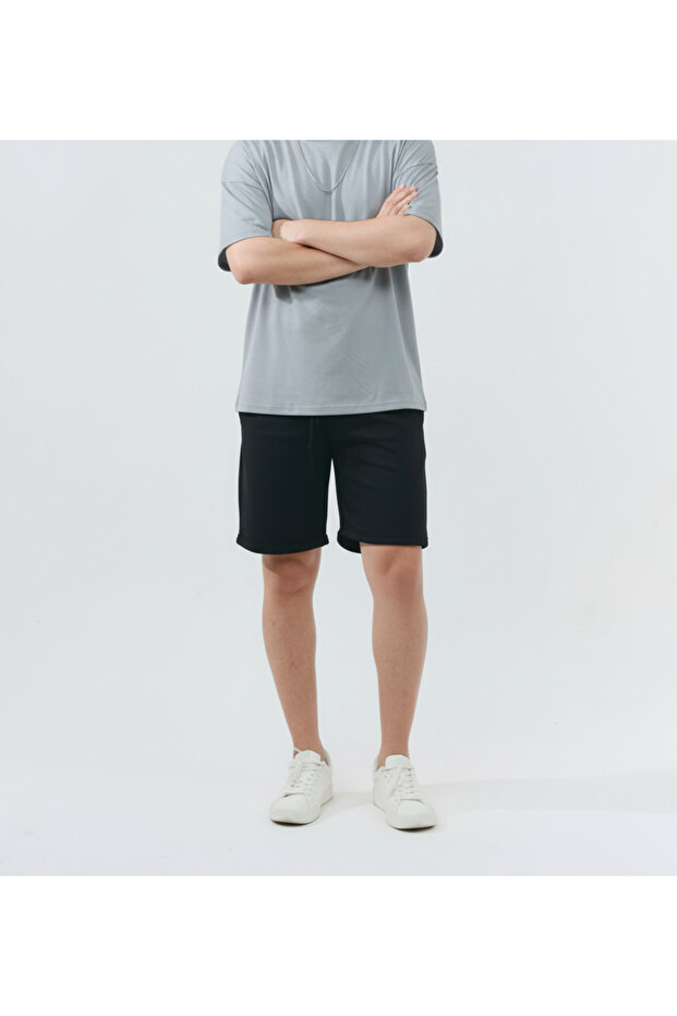 Erkek Pike Double Paça Şort Bermuda Rahat - 6