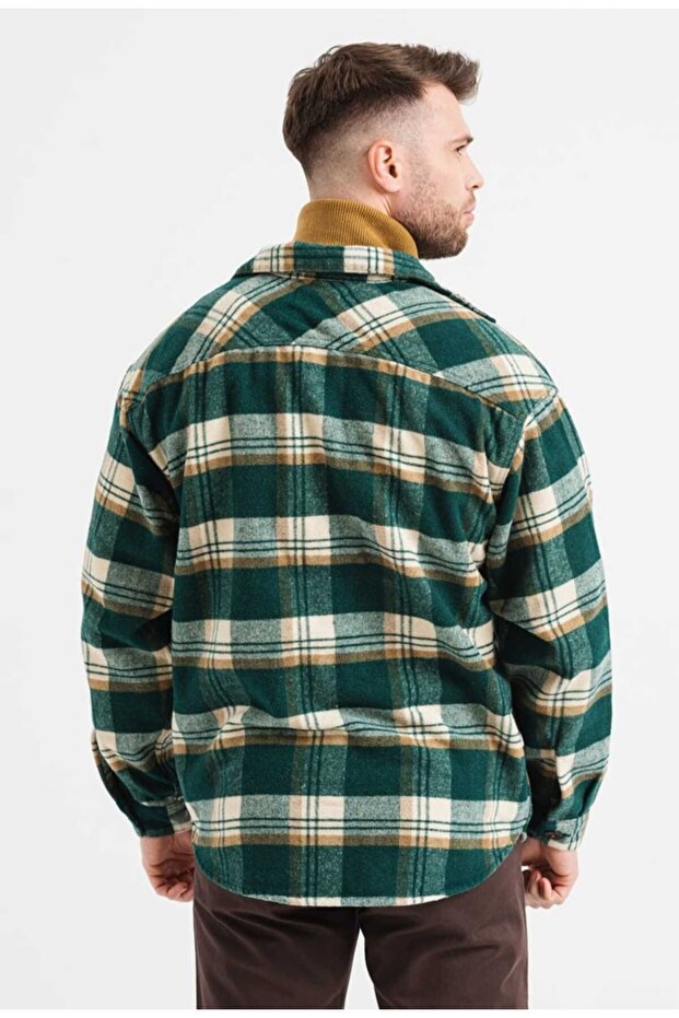 Checkered shirt jacket - 3