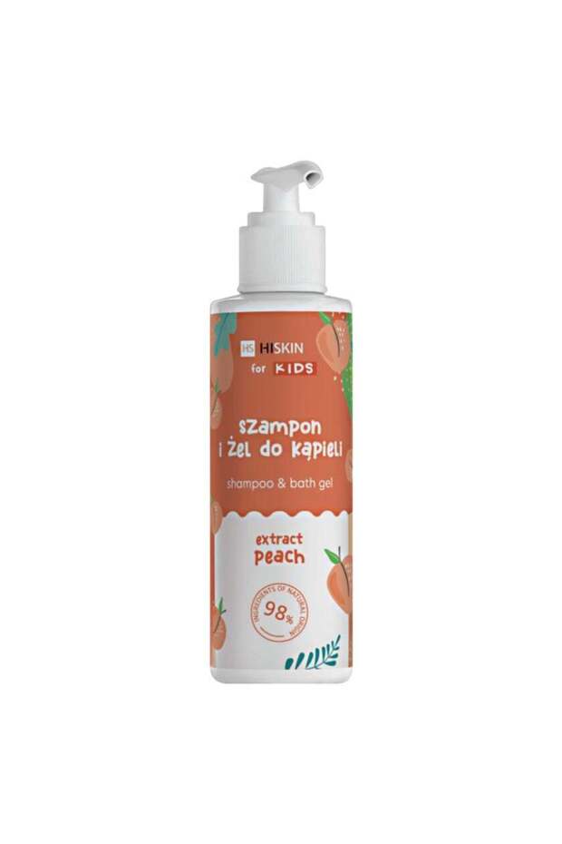 HISKIN KIDS SHAMPOO & BODY GEL PEACH 280ML