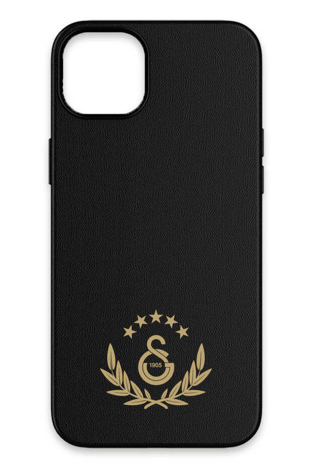 iPhone 14 Compatible 5 Star Gold Arma Leather Magsafe Licensed Phone Case