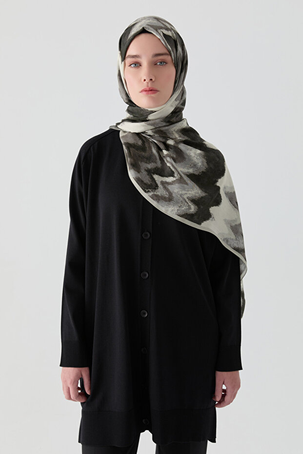 Triko Hırka - Siyah - 2