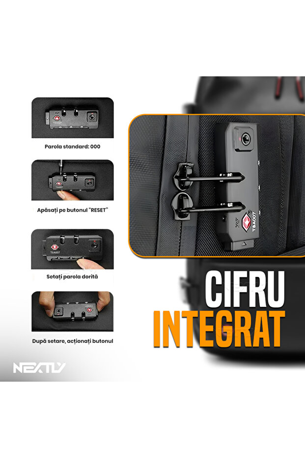 Expandable Vacuum Backpack NEXTLY, Multi-Compartment, Blue - 5