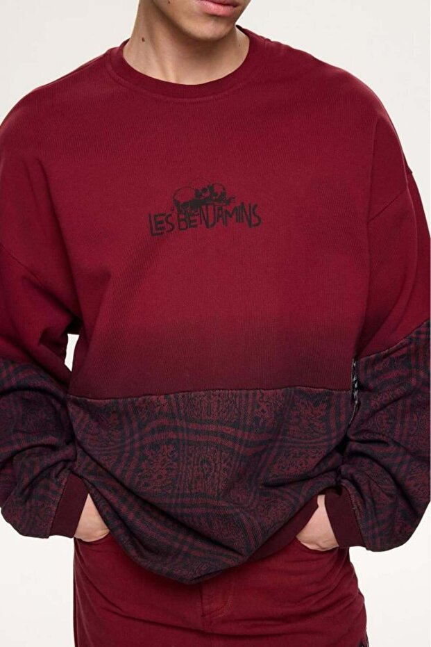 Erkek Oversize Sweatshirt - 2