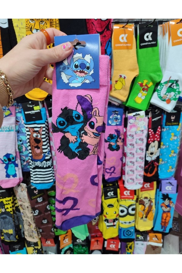 Long Socks Socket Socks Figured Socks 1 Piece - 7