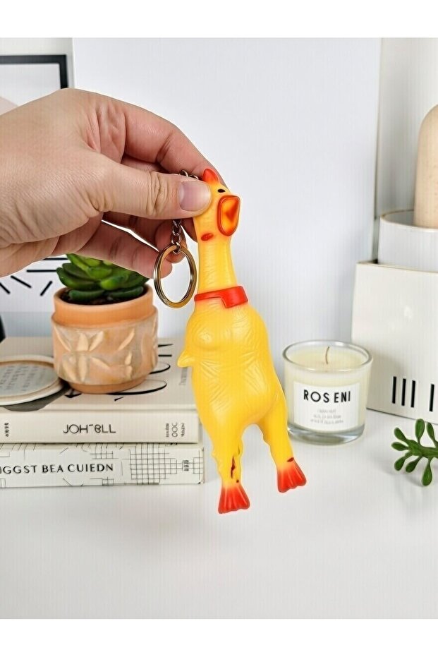 Singing Rooster Keychain - 1