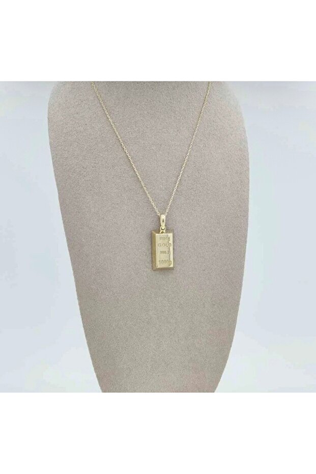 Külçe altın kolye - 1