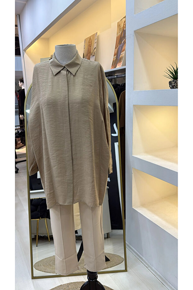 3001 Gömlek - LATTE - 3