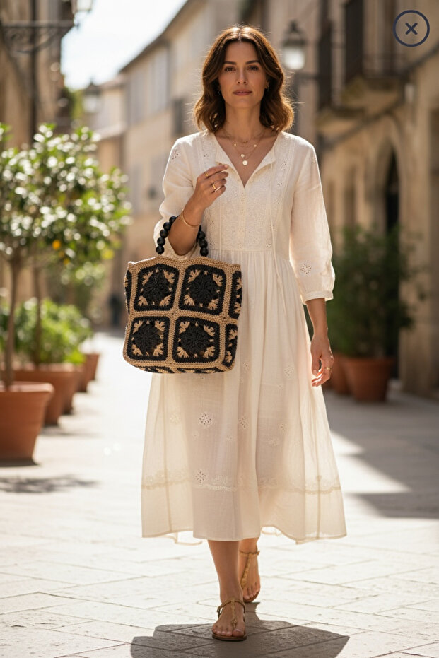 Özel Örme Kol Çantası - 2