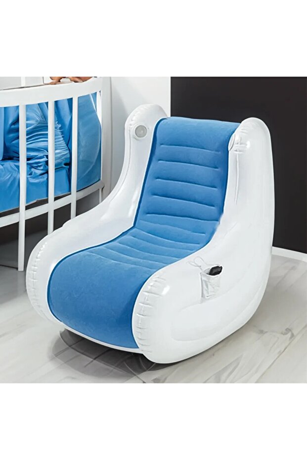أريكة قابلة للنفخ، محمولة، قابلة للطي، موفرة للمساحة، خفيفة الوزن - 4