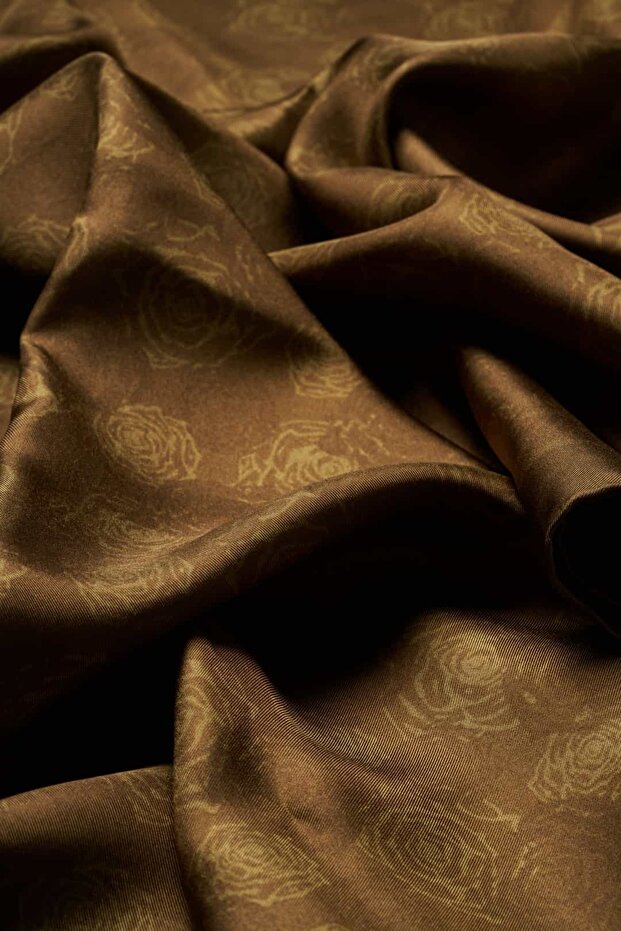 Fleurs İpek Şal - 5