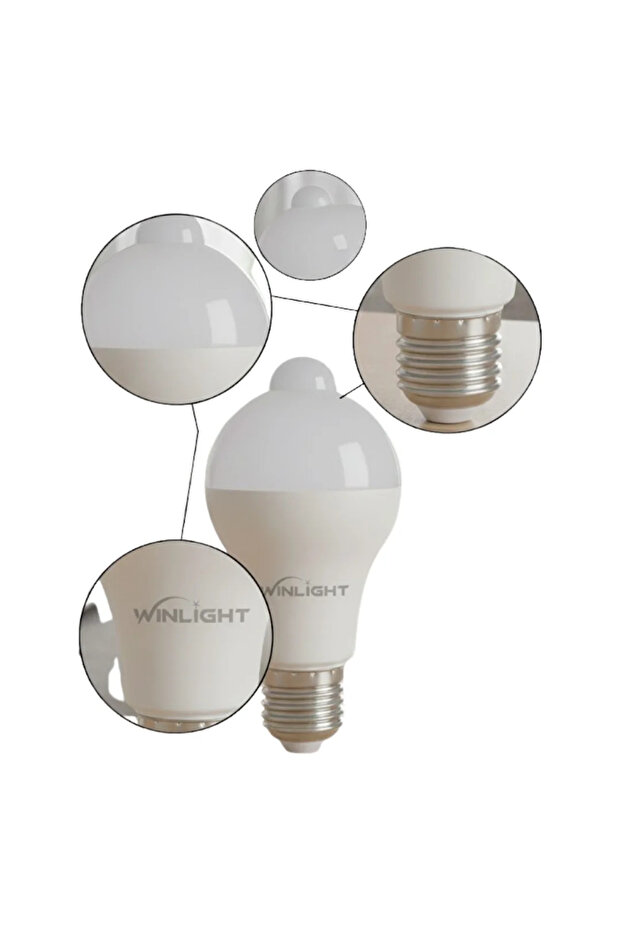 مصباح LED يعمل تلقائيًا ليلاً مع حساس - 3