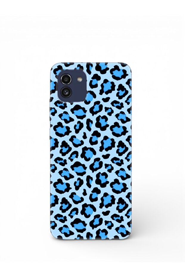 حافظة سامسونج A03 المتوافقة مع نمط الفهد الفاخر - 1