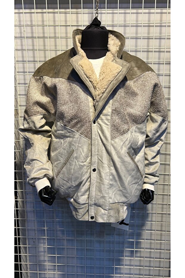 VİNTAGE KÜRKLÜ OVERSİZE MONT - 5