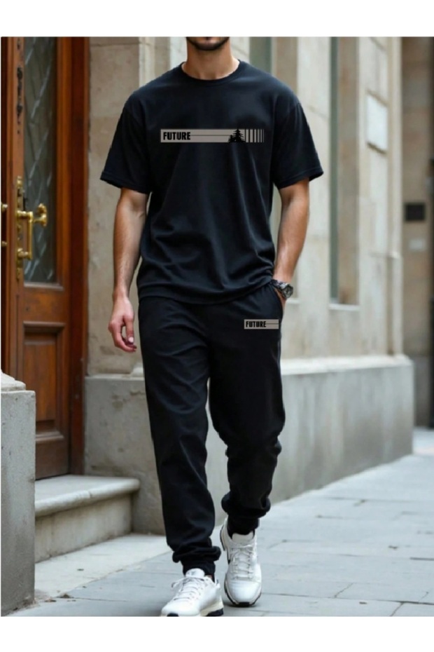 Lower - Upper Set for Men's Daily Use - Men's Two-Piece Set