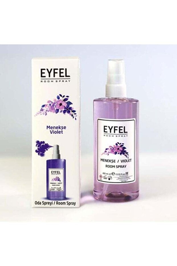 Menekse Violet Soft Spring Floral Room Air Freshener Spray (400ml)