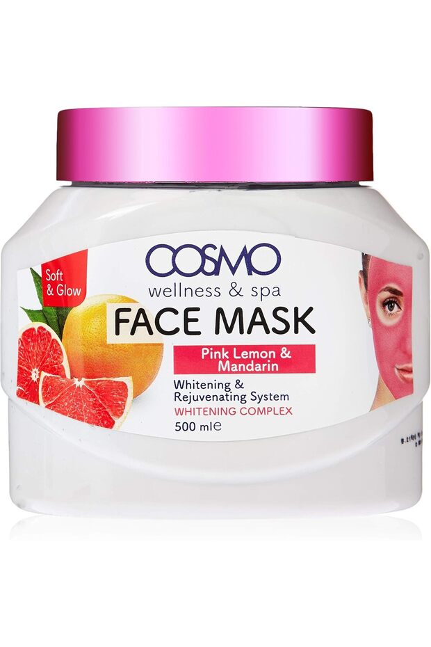 Pink Lemon Extract Vitamin Complex Clarifying Facial Face Mask (500ml)